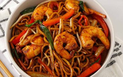 Prawn & Noodles Stir Fry