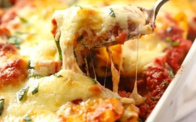 Ricotta, Spinach & Tomato Bake