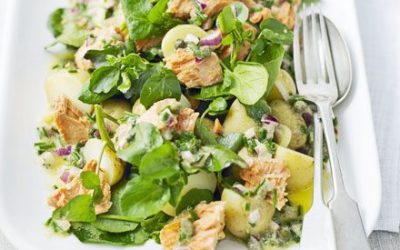 Salmon, Baby Potato & Feta Salad