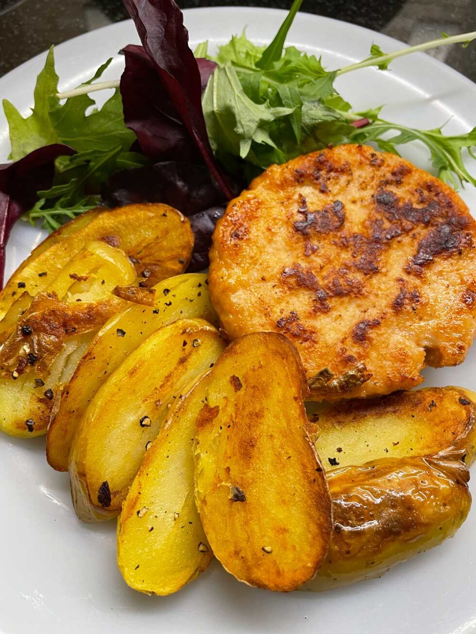 Turkey Burgers & Fried Potatoes Turning Point Wellness